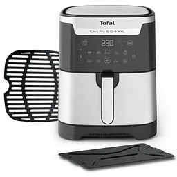 Tefal Мультипіч EasyFry&Grill XXL, 1830Вт, чаша-6.5л, сенсорне керув., 8 програм, пластик, черно-сірий - мініатюра 5