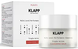 Очищувальний бальзам Klapp Multi Level Performance Triple Action Cleansing Balm 50 мл - мініатюра 3