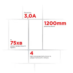 Кабель ArmorStandart AR87 USB to Lightning 3A 1.2m Black (ARM64037) - мініатюра 4