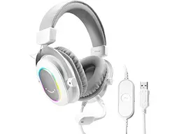 Навушники з мікрофоном Fifine H6 White (H6W) - мініатюра 4