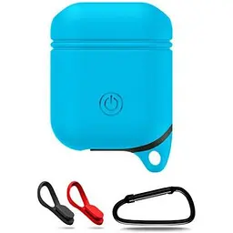 Силіконовий чохол Primo Sherp для Apple AirPods Light Blue - мініатюра 2