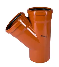 Трійник для зовнішньої каналізації Ostendorf KG 160/160x45 (222300)