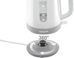 Електрочайник Sencor SWK 1020WH (7135796) - мініатюра 4