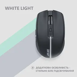 Мишка 2E MF270 Silent Rechargeable Wireless Black (2E-MF270WBK) - мініатюра 3