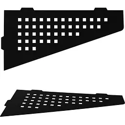 Кутова полиця для ванни Rea SF05 30 black matt REA-06014, Чорний матовий