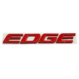 Емблема напис EDGE для Ford червона 194×23 мм метал (на скотчі)