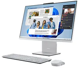 Моноблок Lenovo 27 IdeaCentre AIO 27IRH9 QHD IPS/Intel C9-270H/32GB/1TB/Intel Graphics/DOS/Cloud Grey (F0HM00WBUO) - мініатюра 2