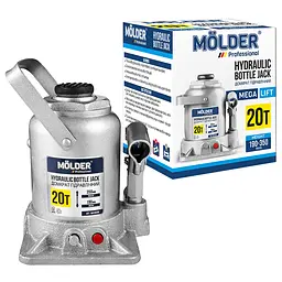 Домкрат гідравлічний пляшковий Molder 20 т 190-350 мм (MA29200) - мініатюра 2