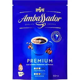 Кава розчинна Ambassador Premium 50 г (894365)