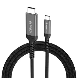 Кабель HDMI (M) – Type-C (M), 2 м, Black ColorWay teh0020743