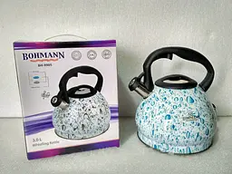 Чайник із свистком Bohmann BH 9905 blue 3 л - мініатюра 2