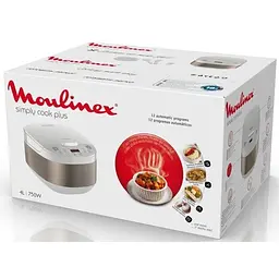 Мультиварка Moulinex SimplyCook Plus 750 Вт біла (MK622132) - мініатюра 5