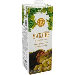Вино КВЗ Мускатне Марінталь столове напівсолодке біле 13% 1 л
