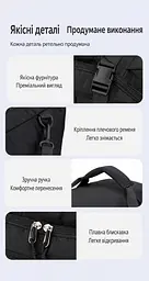 Велика сумка-рюкзак 3 в 1 на колесах Solve чорна 70 л (KT7007102) - мініатюра 5