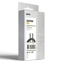 Кабель ArmorStandart USB 4.0 USB-C - USB-C 240W 8K 60hz 40Gbps 1m Black (ARM81921) - мініатюра 8