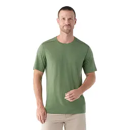 Футболка чоловіча Smartwool Men's Merino Short Sleeve Tee M Оливковий - мініатюра 2