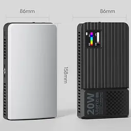 Накамерне світло Ulanzi K20 RGB L207 Black [157900] - мініатюра 11