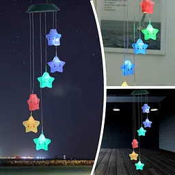 Світильник нічник Star Led Solar на сонячній батареї 16 режимів colors - мініатюра 7