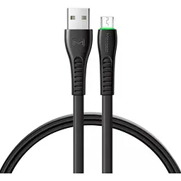 Кабель Mcdodo Flying Fish Series Micro USB Data Cable with LED Light 1.2 м CA-6751 Чорний