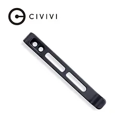 Кліпса кишенькова сталева Civivi без гвинтів CA-06A-V1
