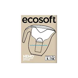 Фільтр-глечик Ecosoft НЕМО перлинний 3л (4820056807097) - мініатюра 2