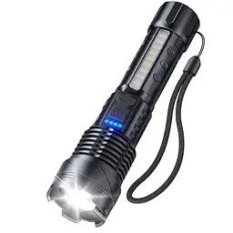 Перезаряджуваний ліхтар високої потужності Solve LED 800 люменів акумулятор з Type-C USB KT6008005