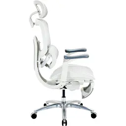 Офісне крісло Sihoo C300 LITE V2, White, з підставкою для ног (C300-LITE-V2-B102-JT) - мініатюра 3