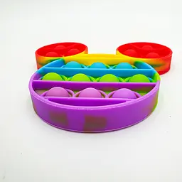 Сенсорна іграшка антистрес силіконова нескінченна пухирця поп іт UKC Pop It Fidget мишка - мініатюра 2