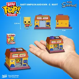 Набір фігурок Bitty Pop! Town Сімпсони Барт Сімпсон і Квікі-Март (83684) - мініатюра 7