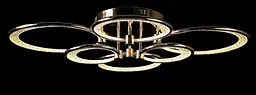 Люстра стельова LED Splendid Ray LT98120/2+2+2, 6 ламп, золото/білий, 84 см, сучасний стиль з димером - мініатюра 3