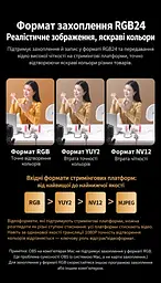 Карта відеозахоплення UGREEN UG707 вхід HDMI захоплення через USB-C USB 3.0 захоплення 4K 60 Гц / 2K 144 Гц / 1080p 240 Гц без наскрізного HDMI-виходу для запису та стримінгу підтримка HDR на вході без встановлення драйверів сумісна з OBS та PotPlayer у комплекті кабель даних USB-C / USB-C 0,5 м із перехідником USB-A алюмінієвий корпус з отворами для відведення тепла сріблясто-сіра з темно-сірими торцями (45647) - мініатюра 9
