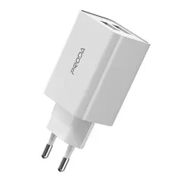 Зарядний пристрій Proda PD-A28i 2хUSB 2.4A + USB Ligthtning 1.0m (PD-A28i-WH) - мініатюра 3