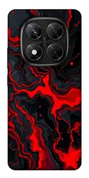 TPU чехол Demsky Black red marble для Xiaomi Redmi Note 14 Pro 5G