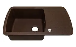 Кухонна мийка Adamant Optimaks 775x495x200 mokko 532223, Коричневий - мініатюра 2