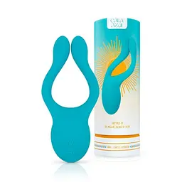 Універсальний вібратор для пар Cala Azul - Dani Couples Toy, 10 режимів - мініатюра 9