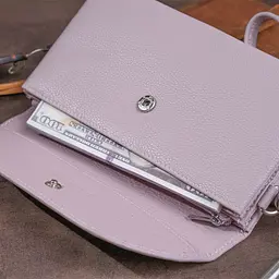 Жіночий шкіряний гаманець-клатч ST Leather 19х9,5х2,5 см acs0015825 - мініатюра 8