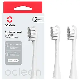 Насадки для зубної щітки Oclean Brush Head for One SE Air X F1 2шт P1C10 Grey - мініатюра 2