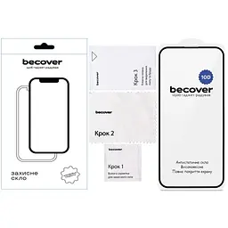 Скло захисне BeCover 10D Apple iPhone 17e Black (715142) - мініатюра 3