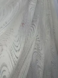 Тюль хвилі жакардова молоко 500х240 + подарунок гачки - мініатюра 7