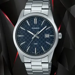 Чоловічий годинник Casio MTP-VD03D-2A Сріблястий ( AT1141-0042 ) - мініатюра 2