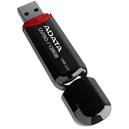 USB флеш накопичувач ADATA 128GB UV150 Black USB 3.0 (AUV150-128G-RBK) - мініатюра 5