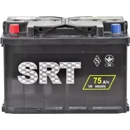Акумулятор автомобільний SRT 6СТ-75АЗ (1) (+/-) (L3) 640А 12V (E)