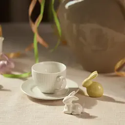 Статуетка декоративна MBM HOME Апельсиновий кролик біла (DH-ST-41 WHITE) - мініатюра 7