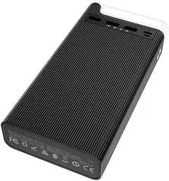 Універсальна мобільна батарея Power bank Hoco J62 Jove Table Lamp 30000mAh (Чорний) - мініатюра 2