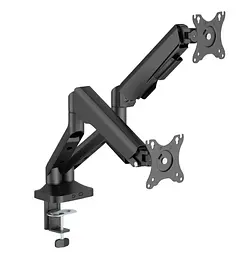 Настільний кронштейн для 2 моніторів 17–35 дюймів Officepro MA-442-B Black - мініатюра 4