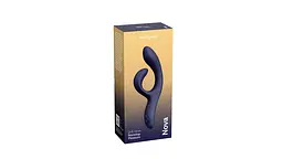 Смарт вібратор-кролик We-Vibe Nova Midnight Blue, ергономічний, регульований кут нахилу стовбура - мініатюра 9