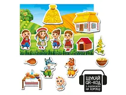 Гра розвиваюча VLADI TOYS "Сірко" магнітний театр з аудіоказкою VT3206-33 - мініатюра 3