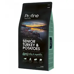 Сухий корм Profine Senior Turkey 15 кг з індичкою та картоплею для літніх собак