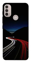 Чохол Demsky Червоно-біла дорога для Motorola Moto E40