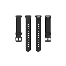 Ремінець до фітнес браслета BeCover Silicone для Xiaomi Mi Smart Band 7 Pro Black (708592) - мініатюра 2